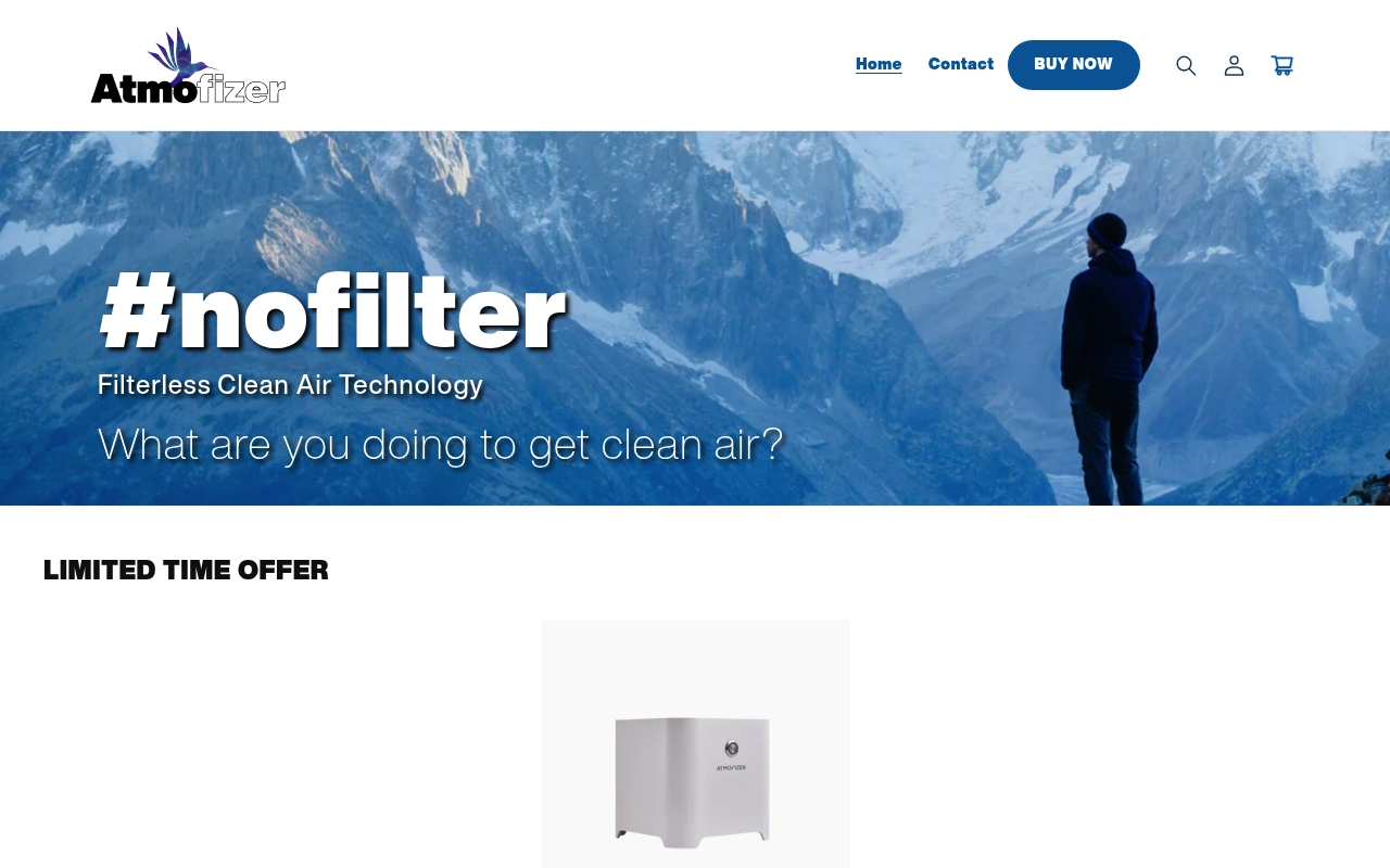 Atmofizer Technologies website