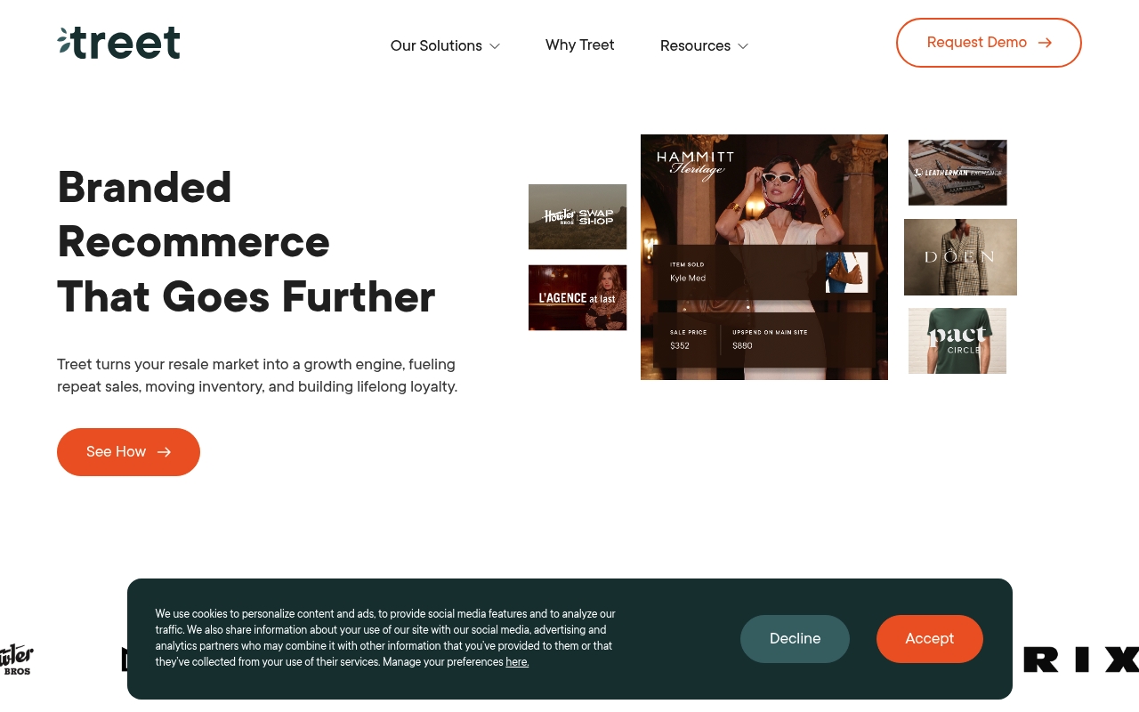 Treet website