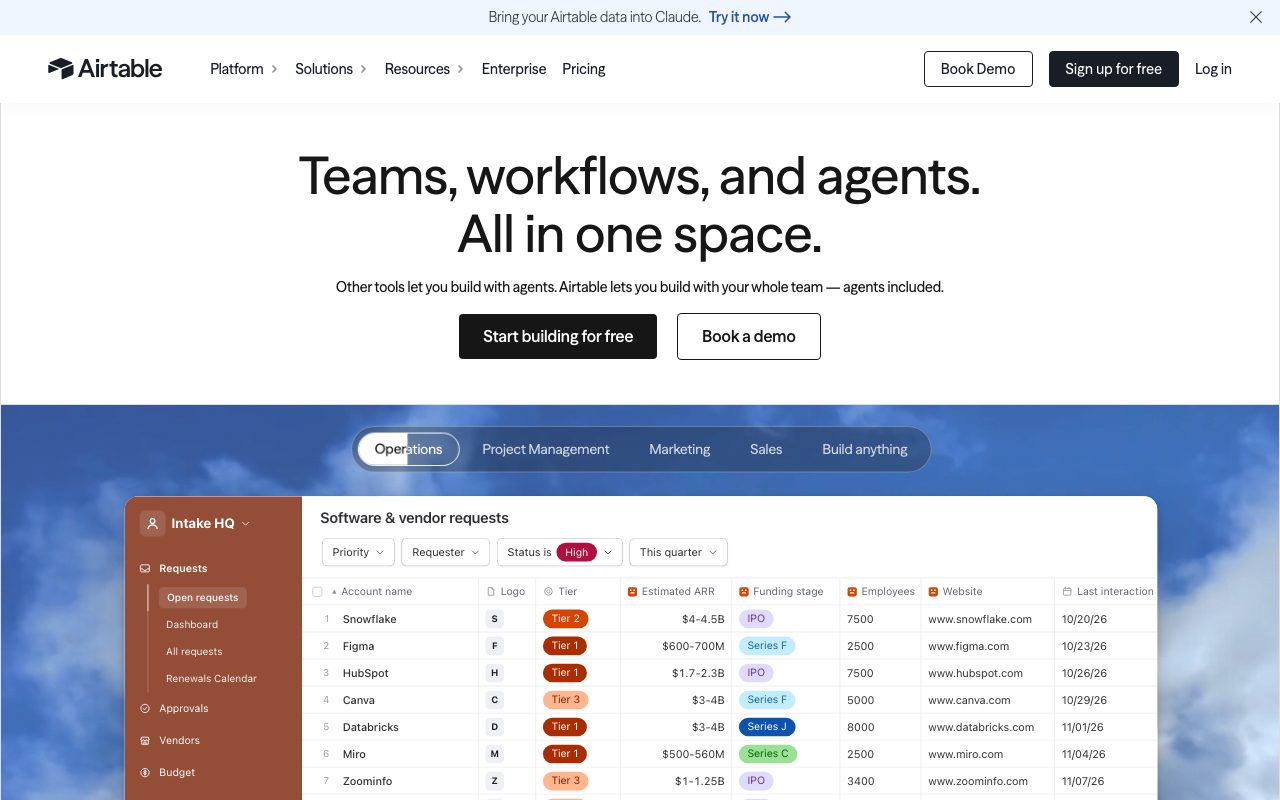 CONTAINIQ website
