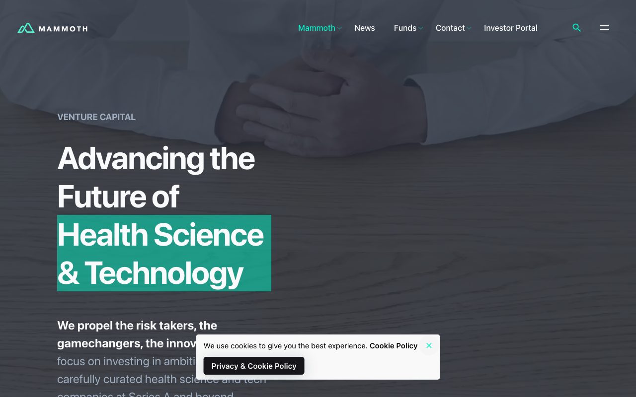 Mammoth Research website