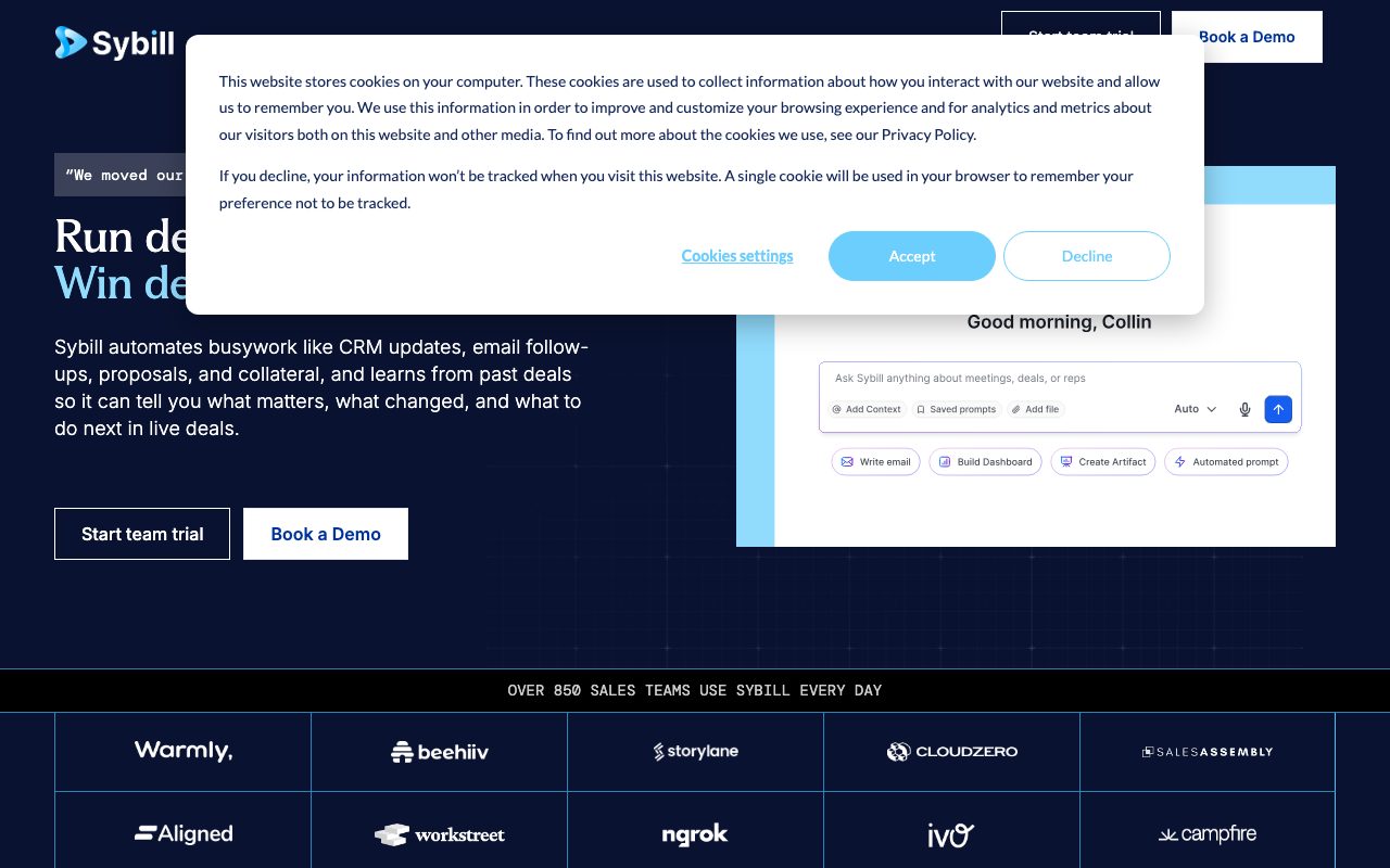 Sybill website