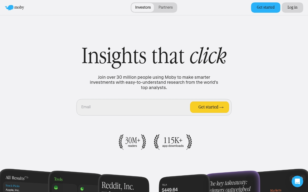 Moby website