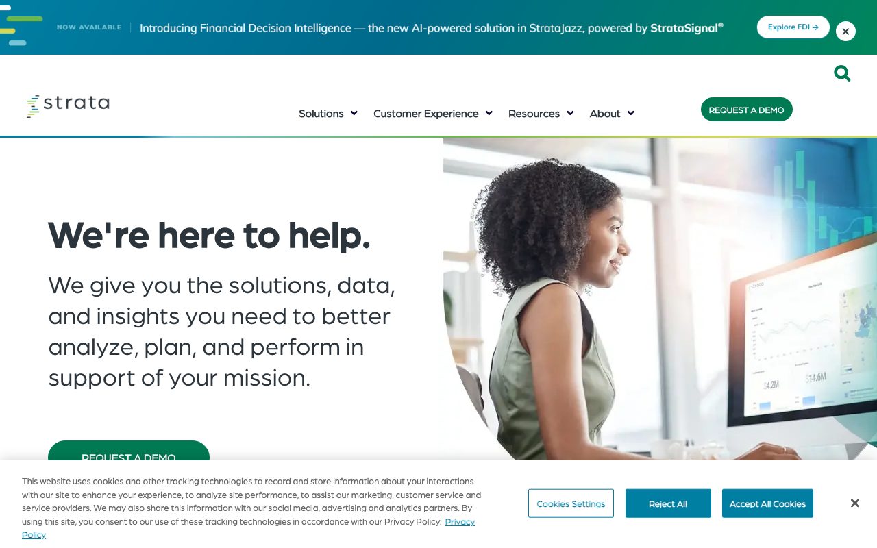 Strata Decision Technology website