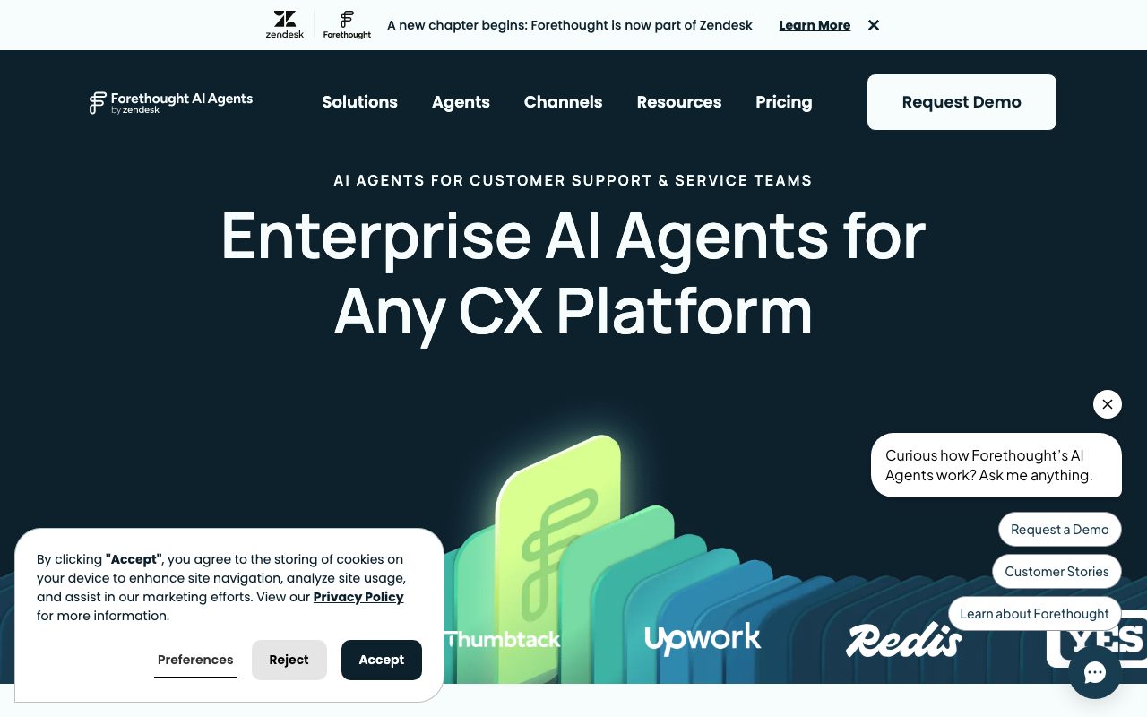 Forethought website