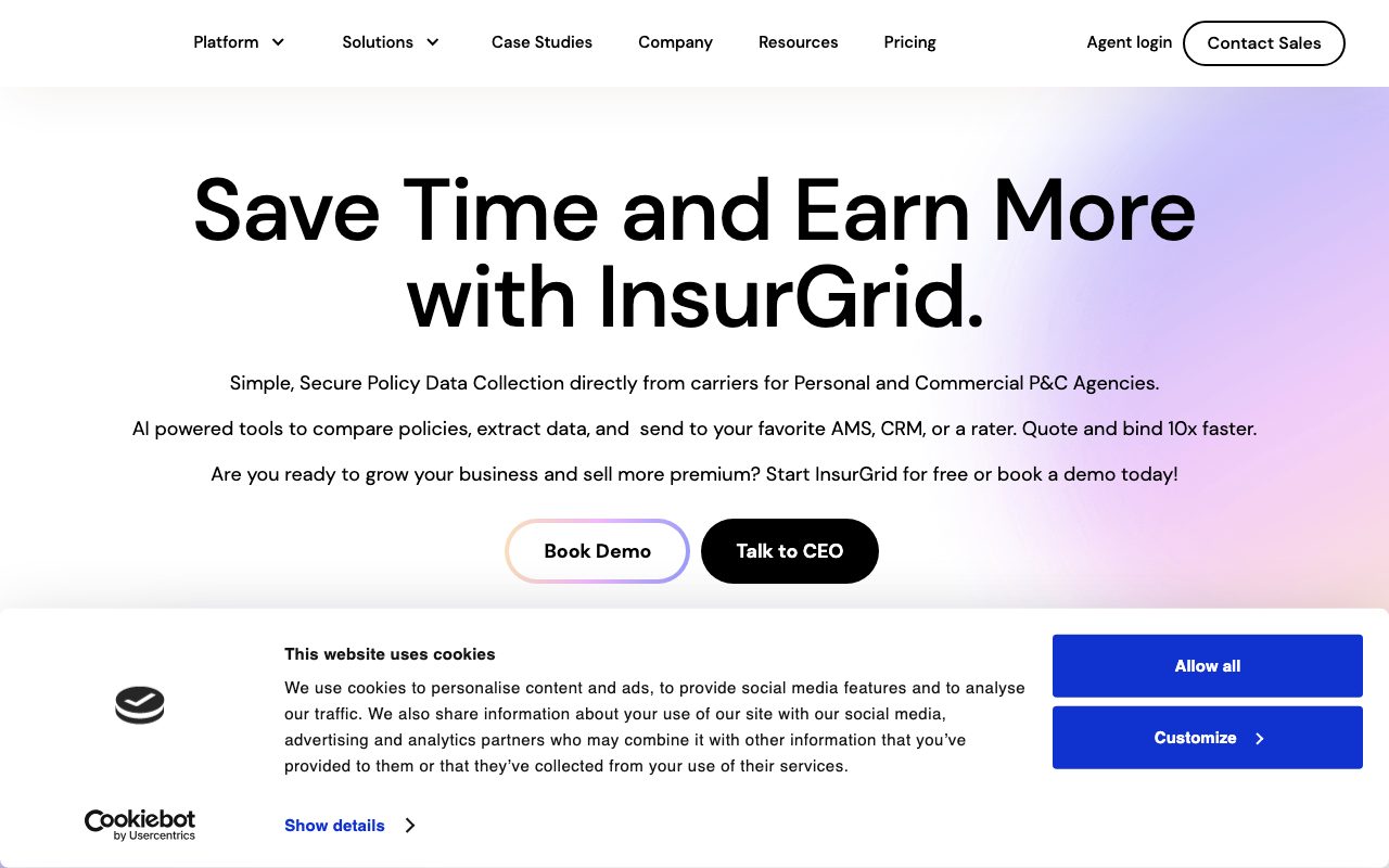 InsurGrid website