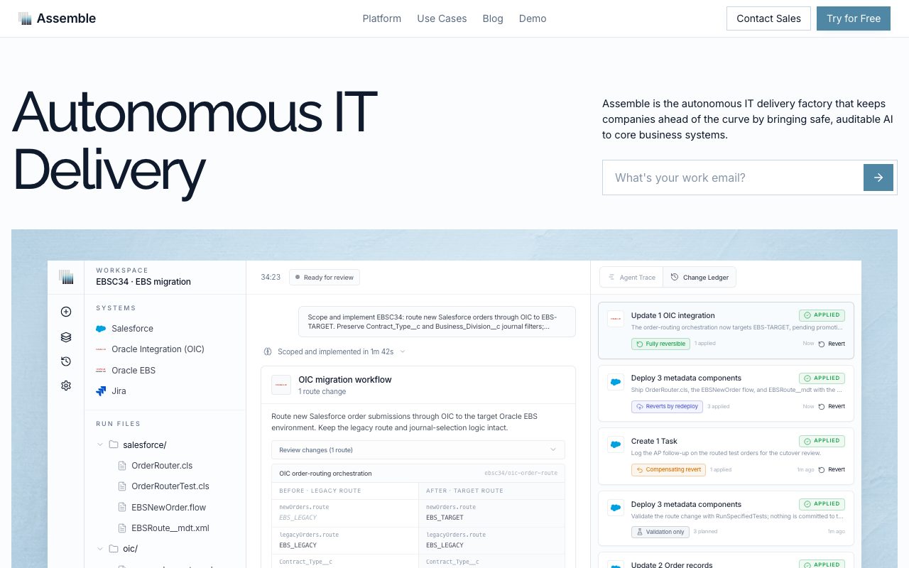 Assemble website