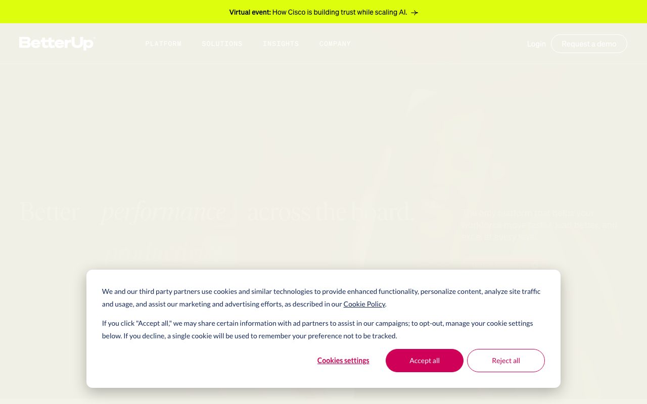 BetterUp website