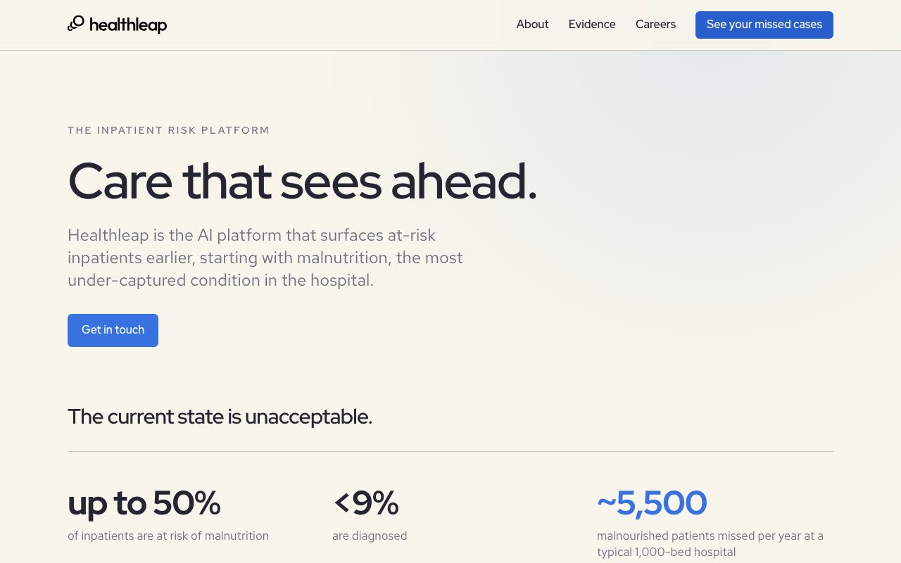 HealthLeap website