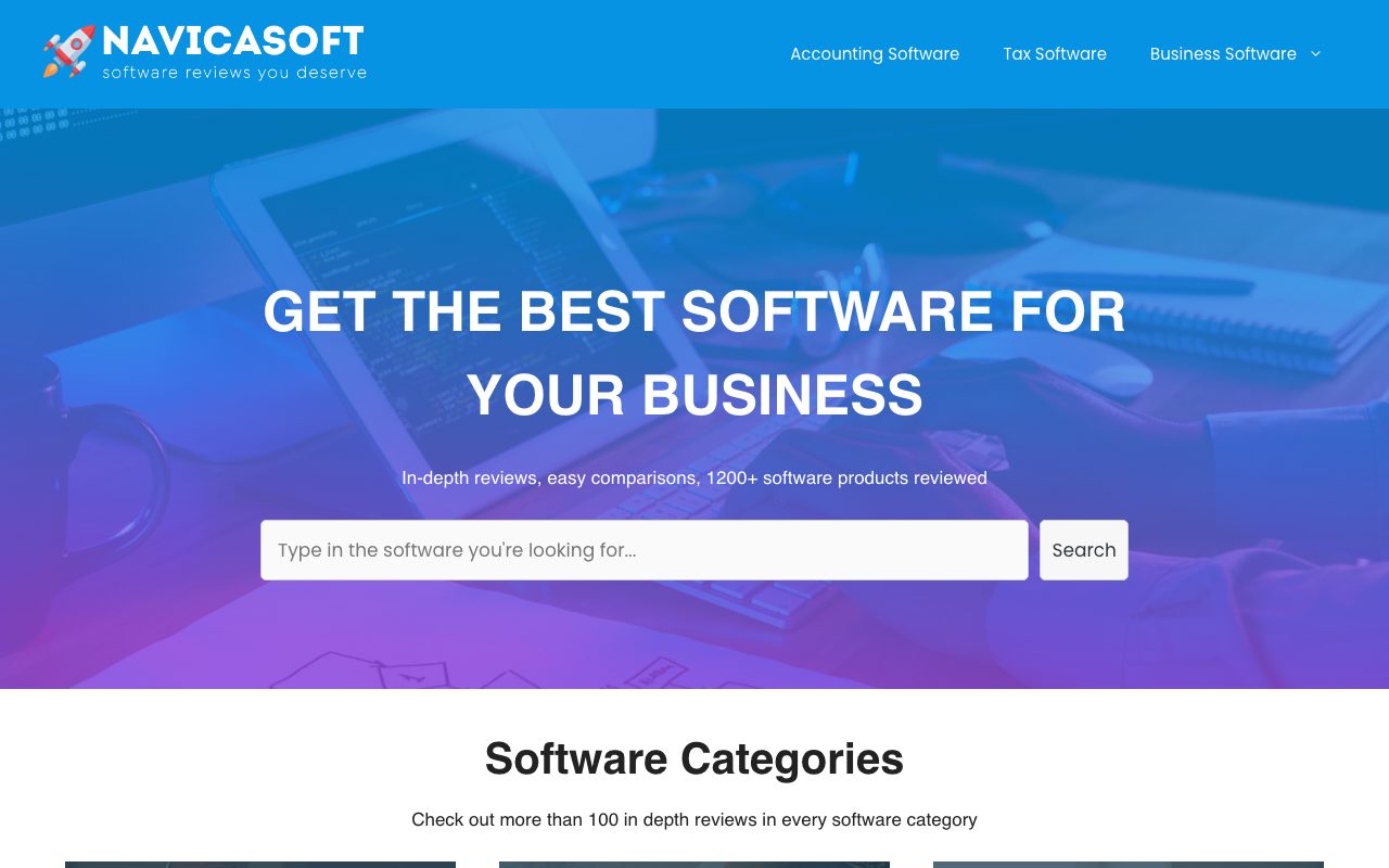 Navicasoft website