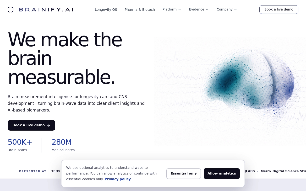 Brainify.AI website