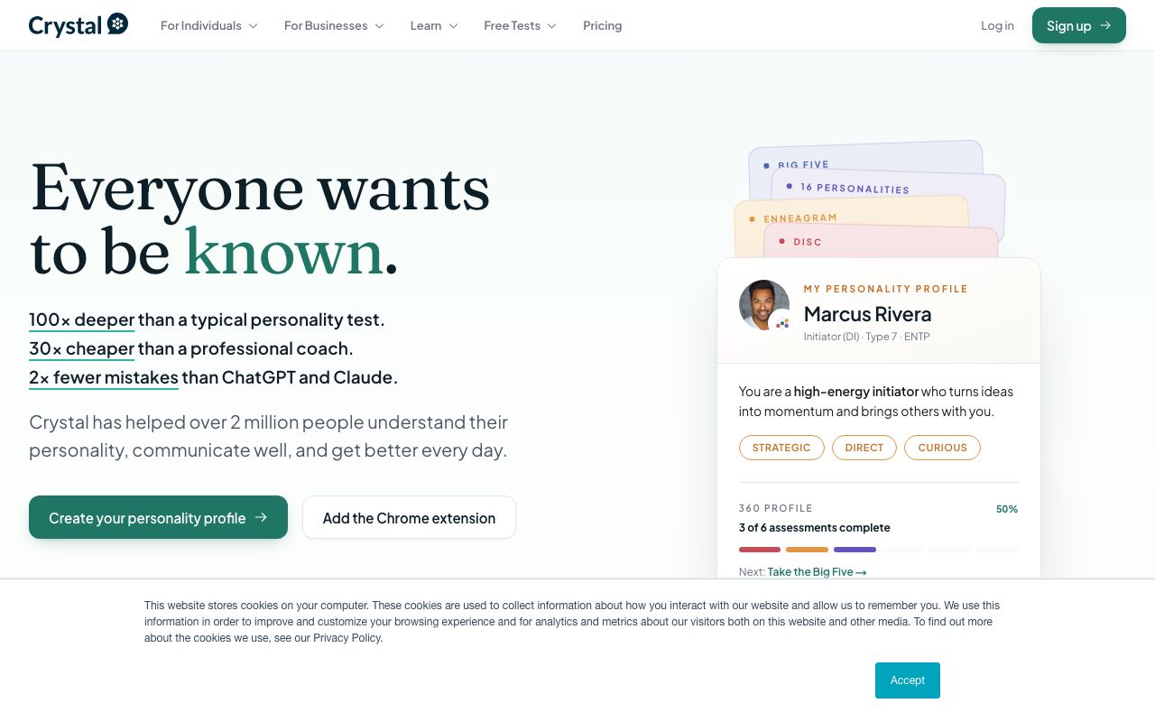 Crystal website