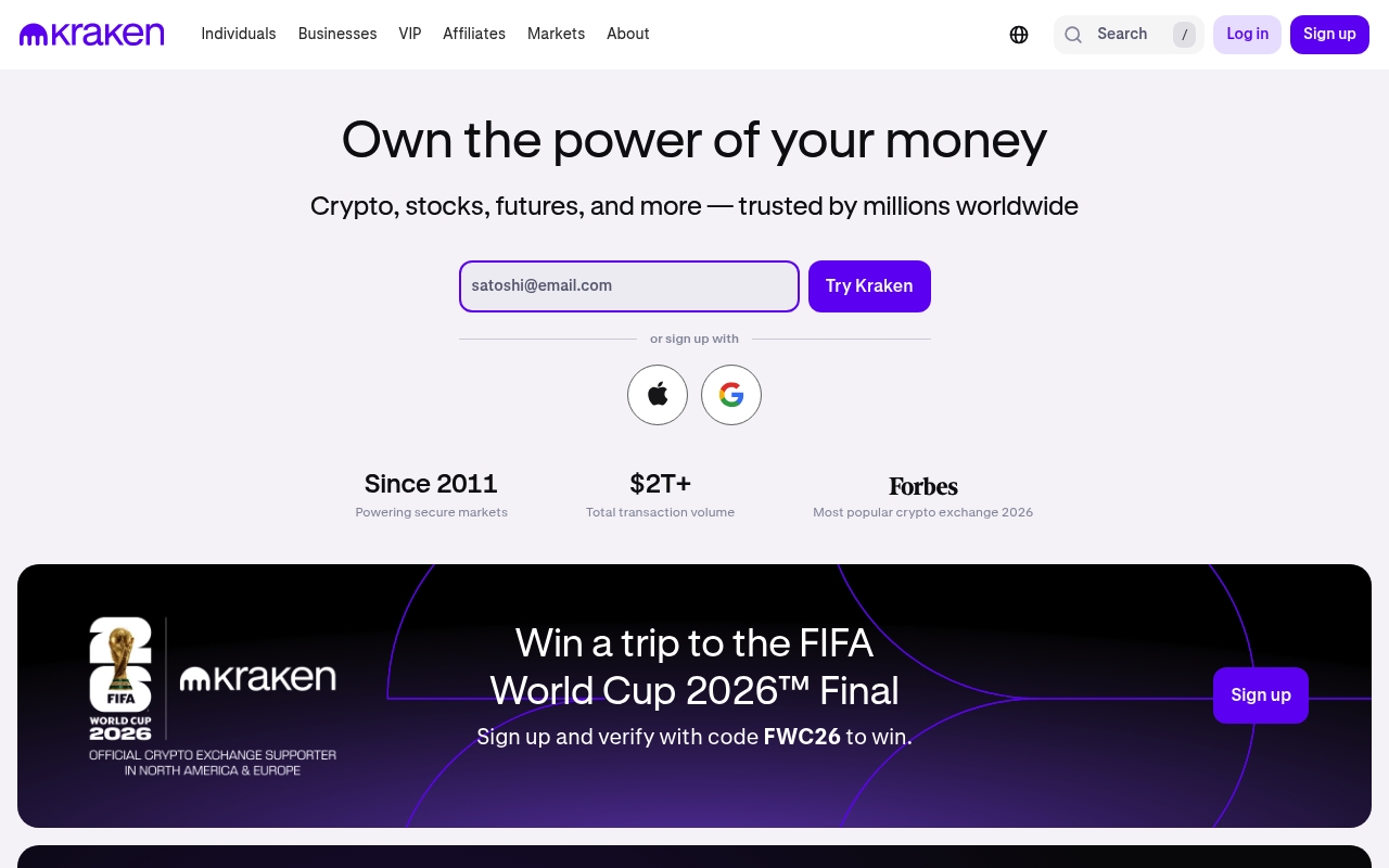 Kraken website
