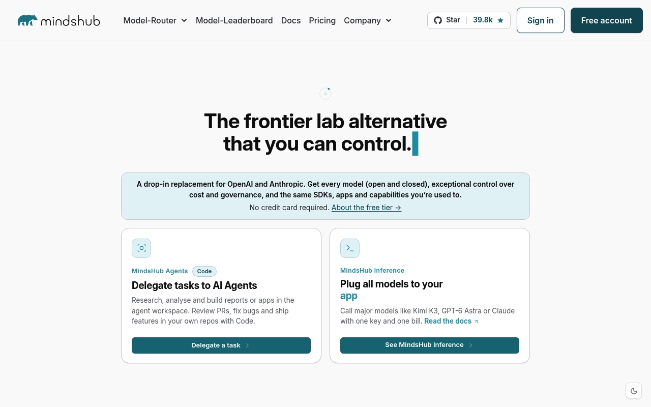 Mindsdb website