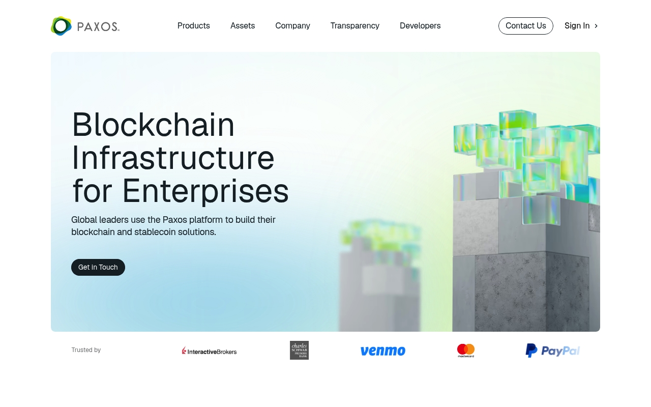 Paxos website