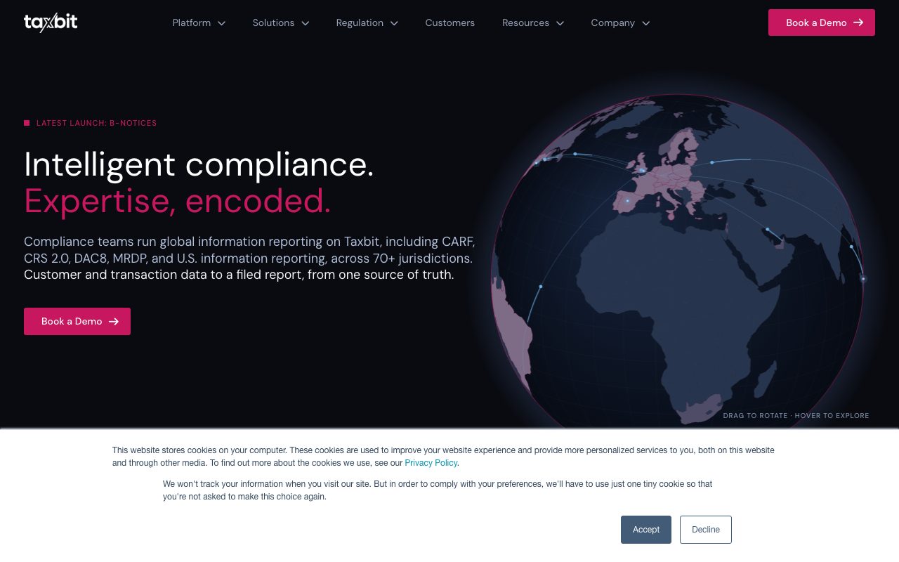 TaxBit website