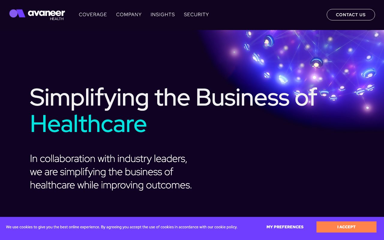 Avaneer Health website