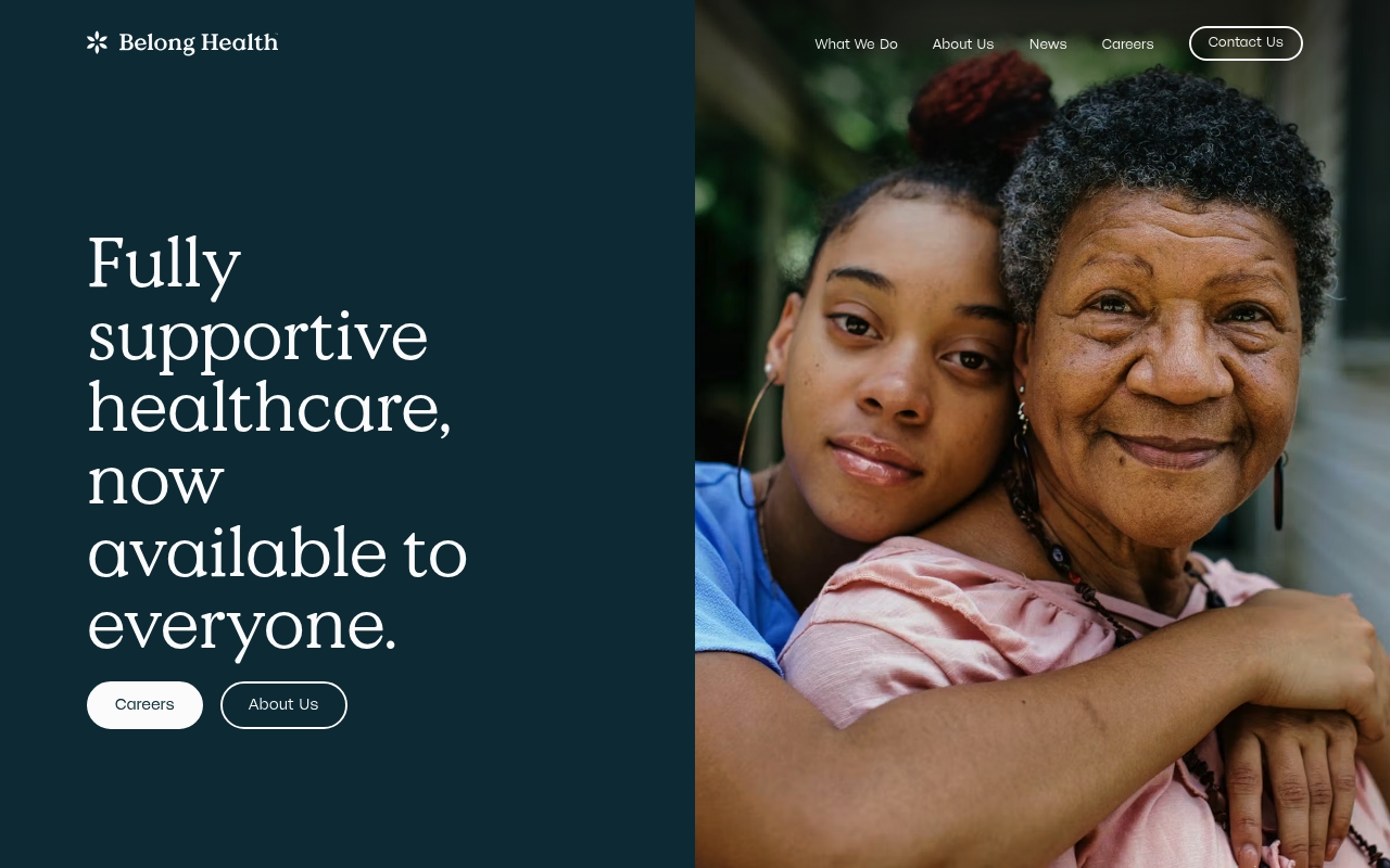 Belong Health website