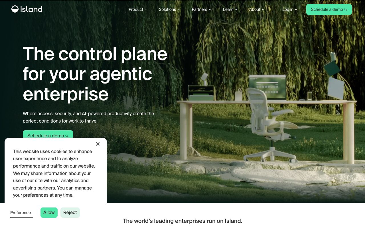 Island website