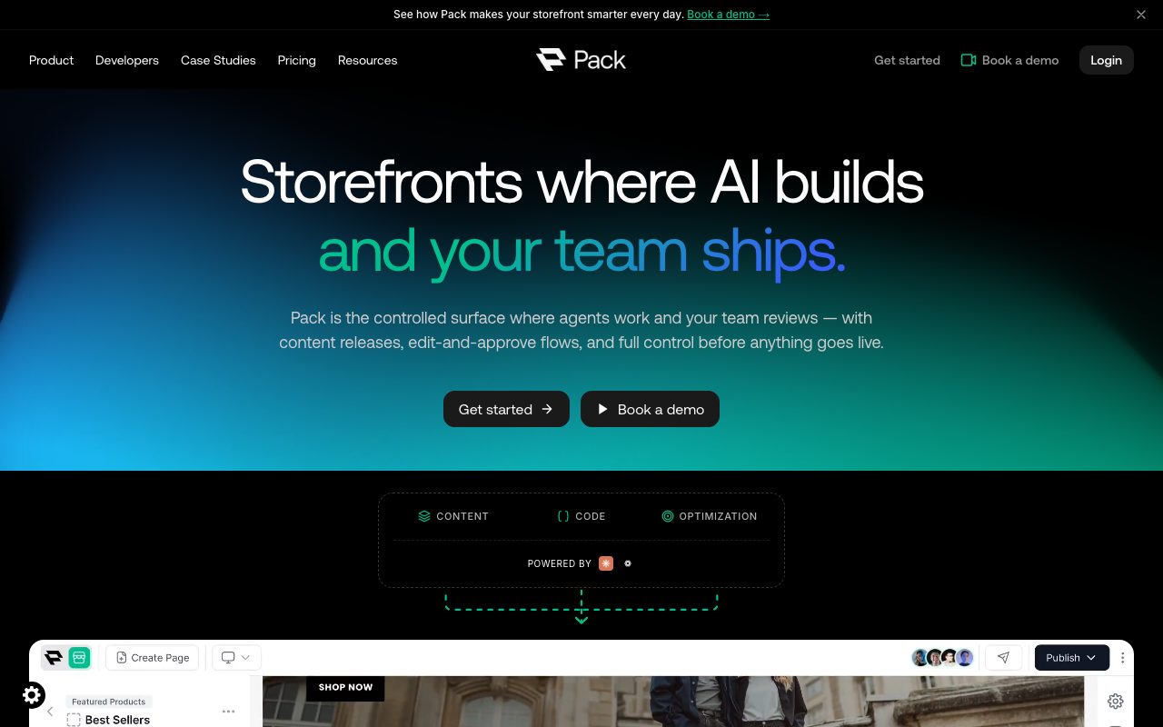 Pack Digital website