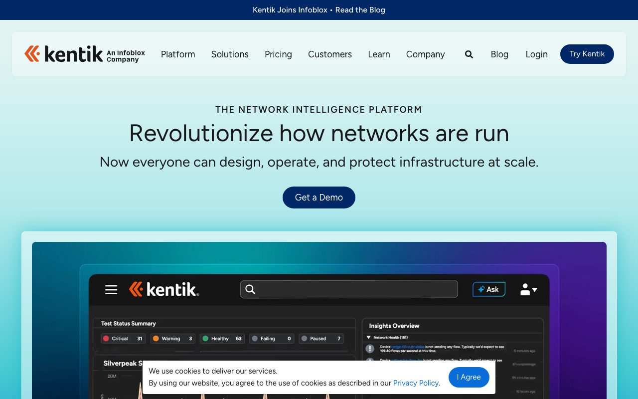 Kentik website
