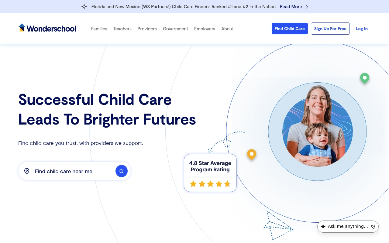 Wonderschool website
