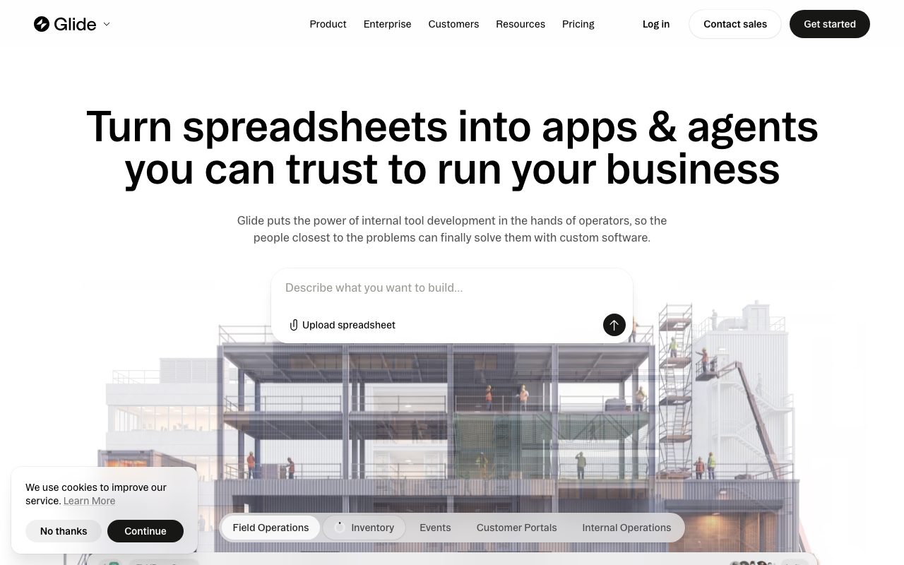 Glide website