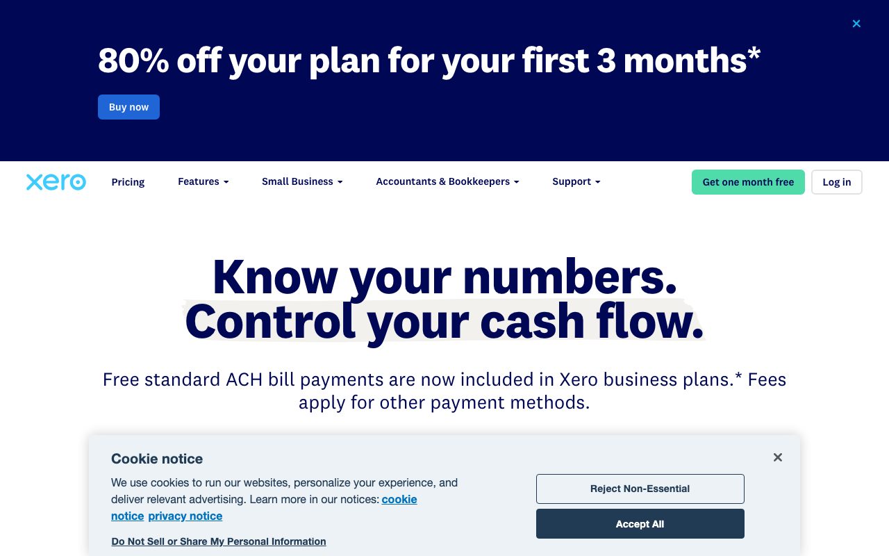 Xero website