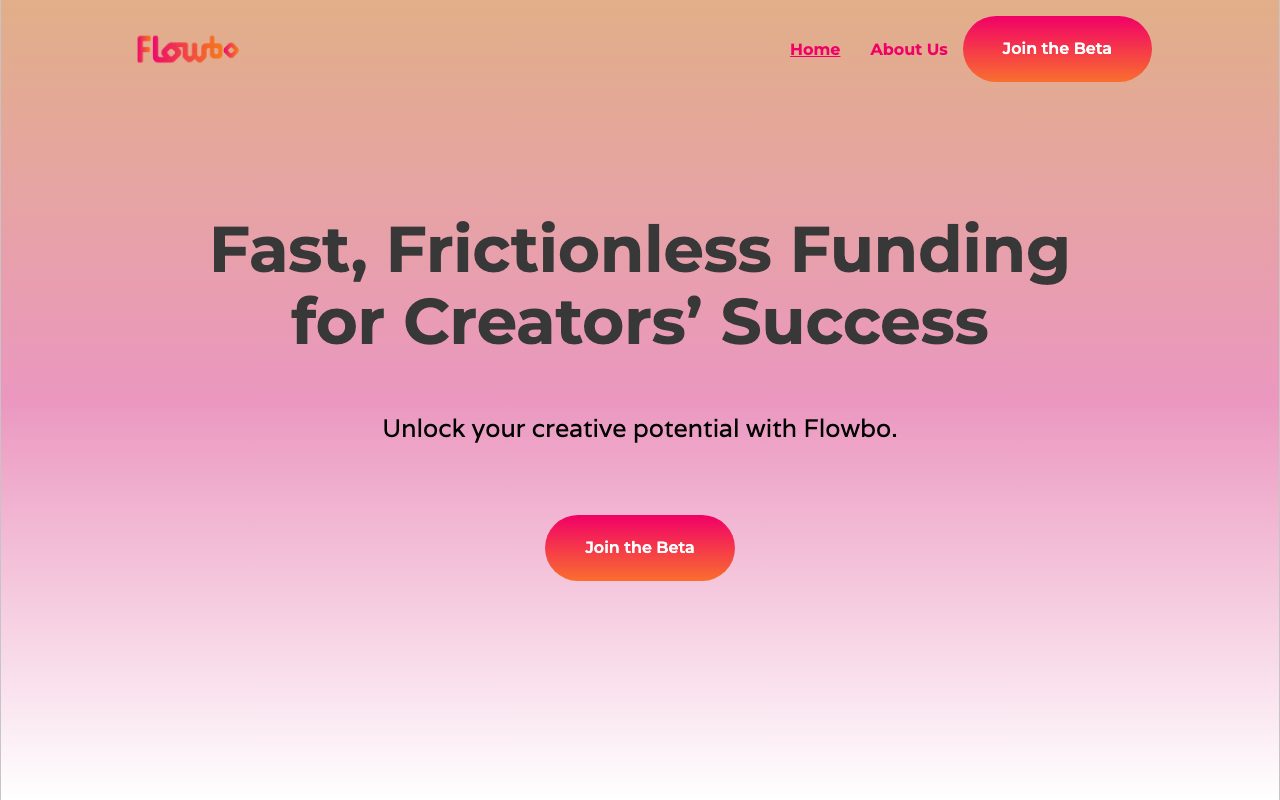 Flowbo website