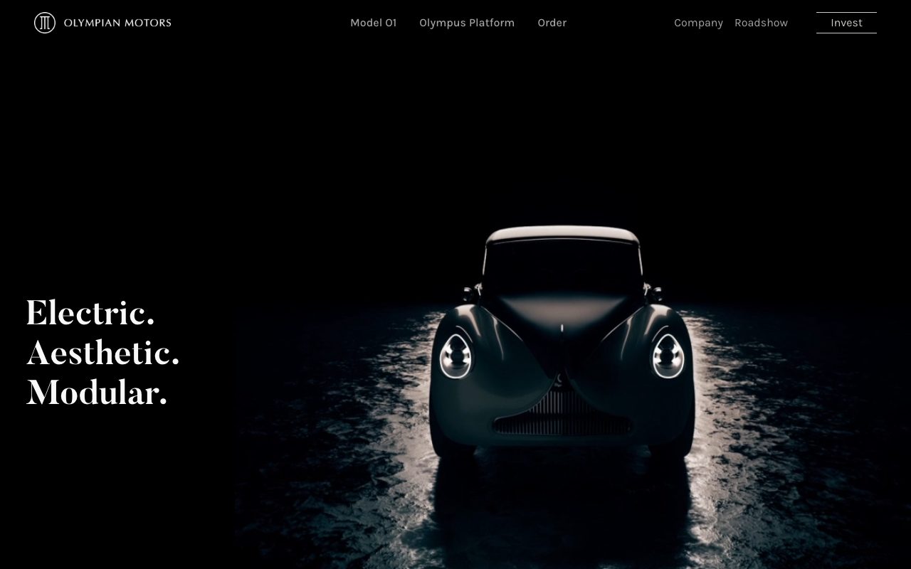 Olympian Motors website