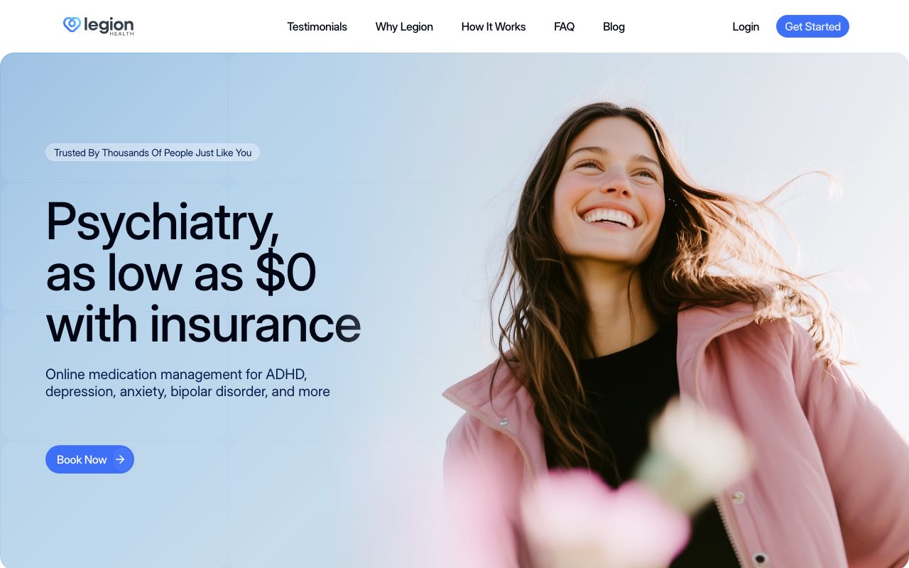 Legion Health website