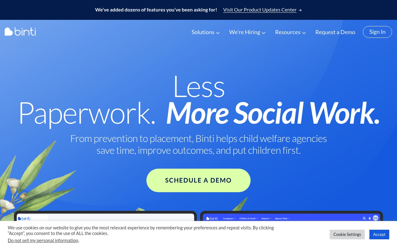 Binti website