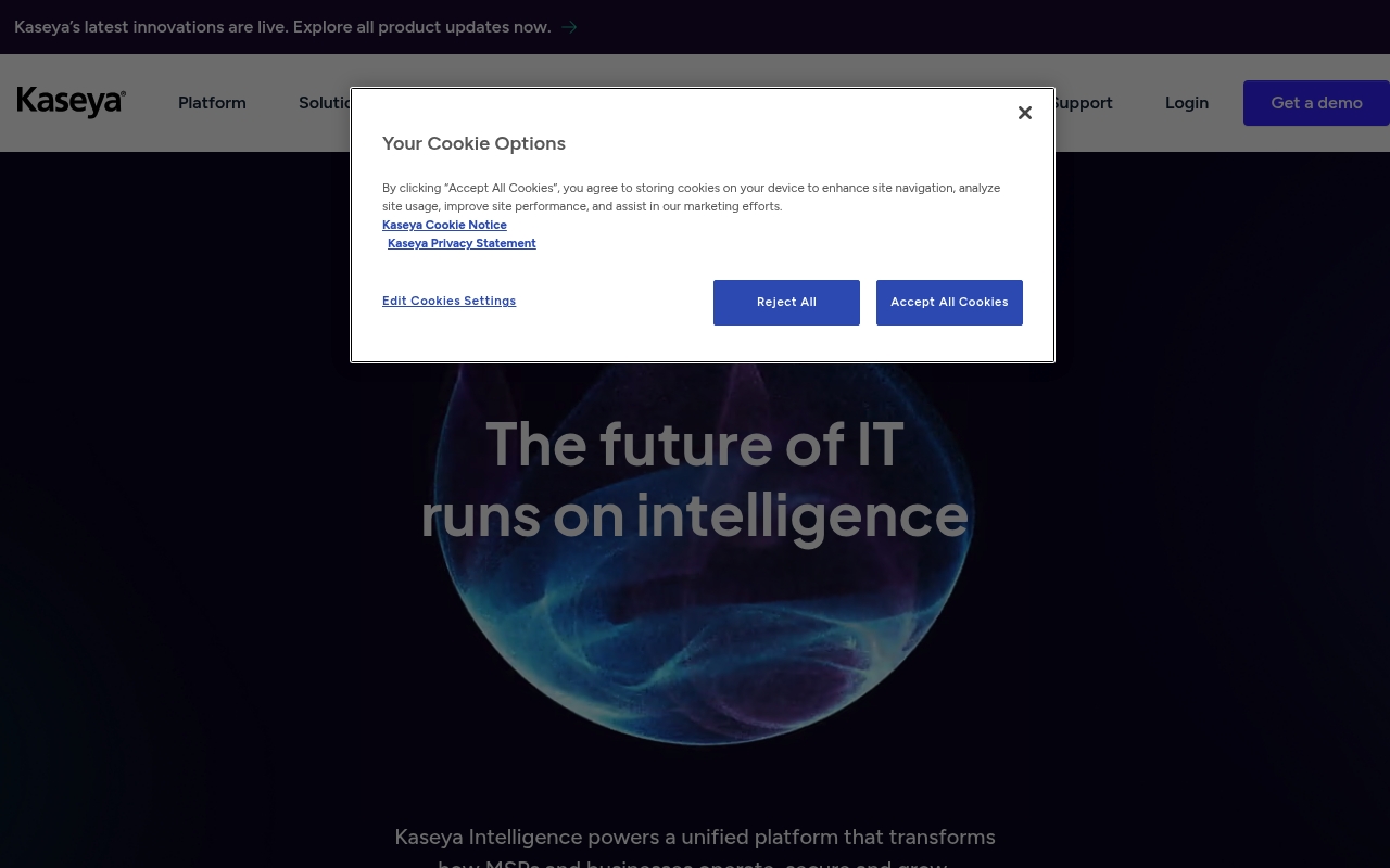 Kaseya website