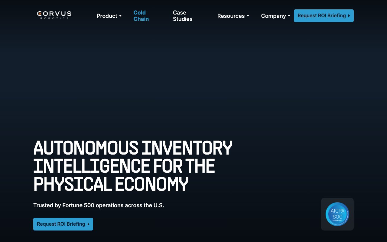 Corvus Robotics website