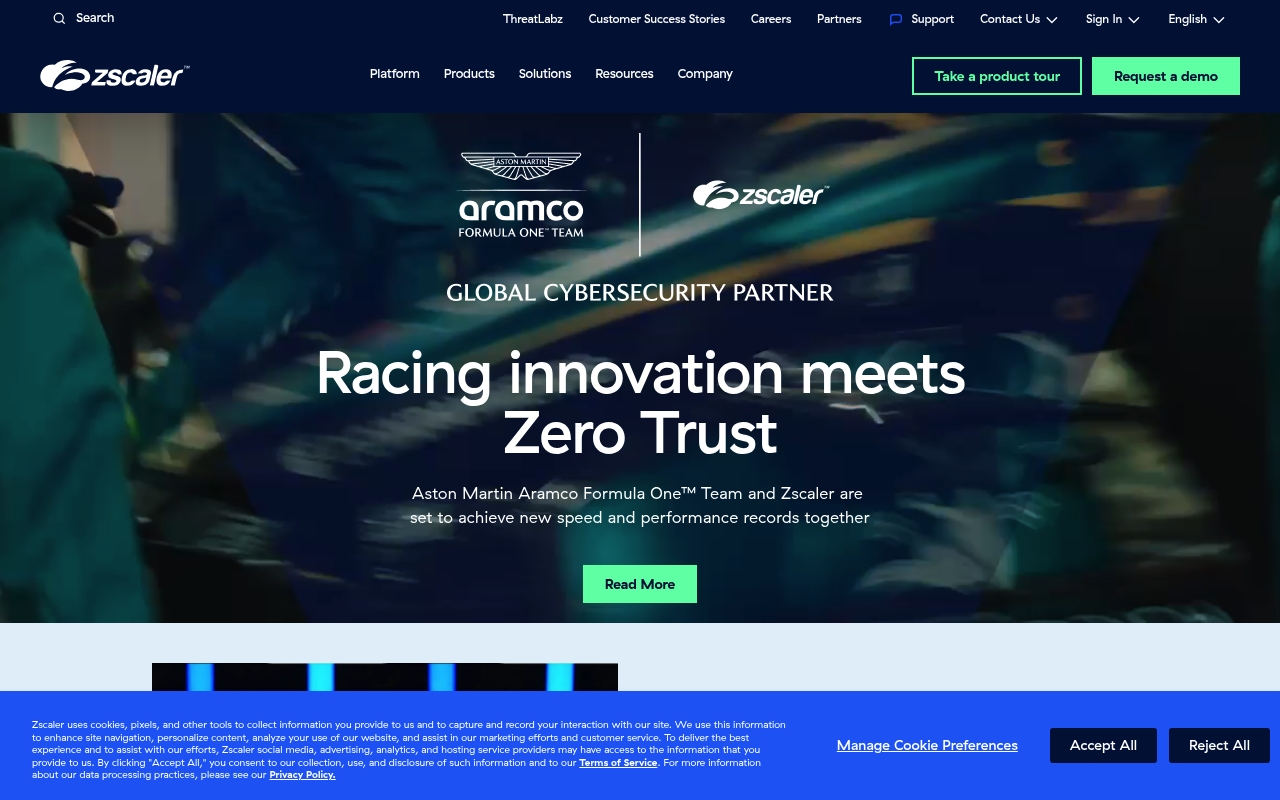 Zscaler website
