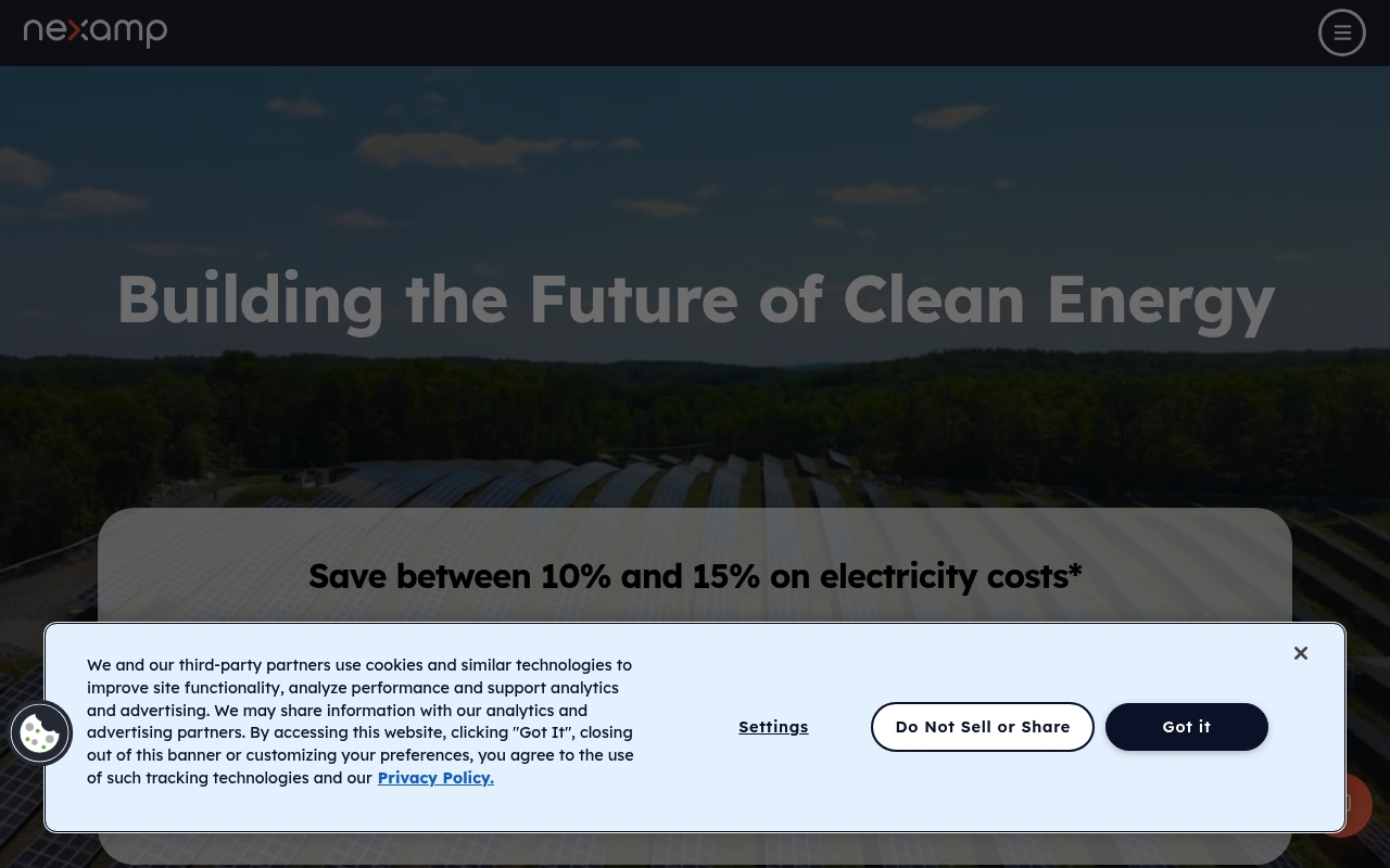 NEXAMP website