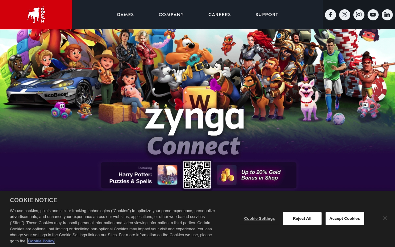 Zynga website