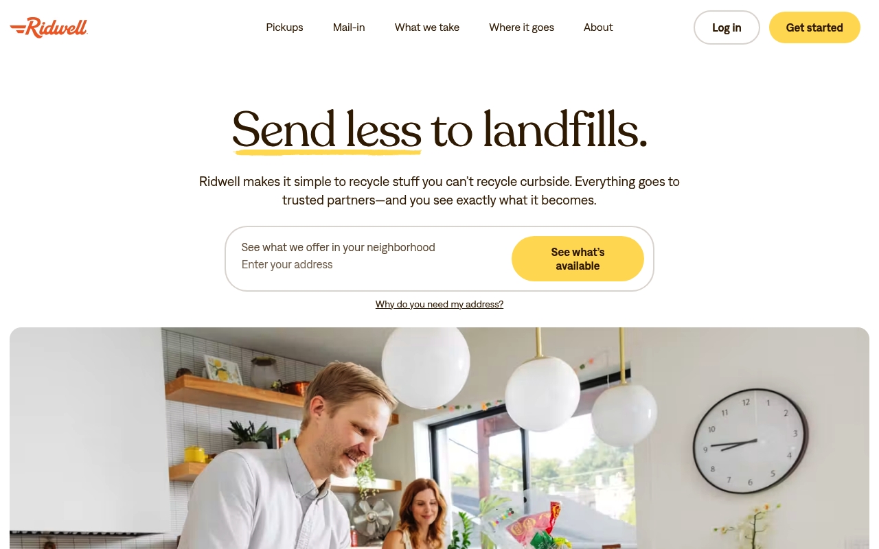 Ridwell website