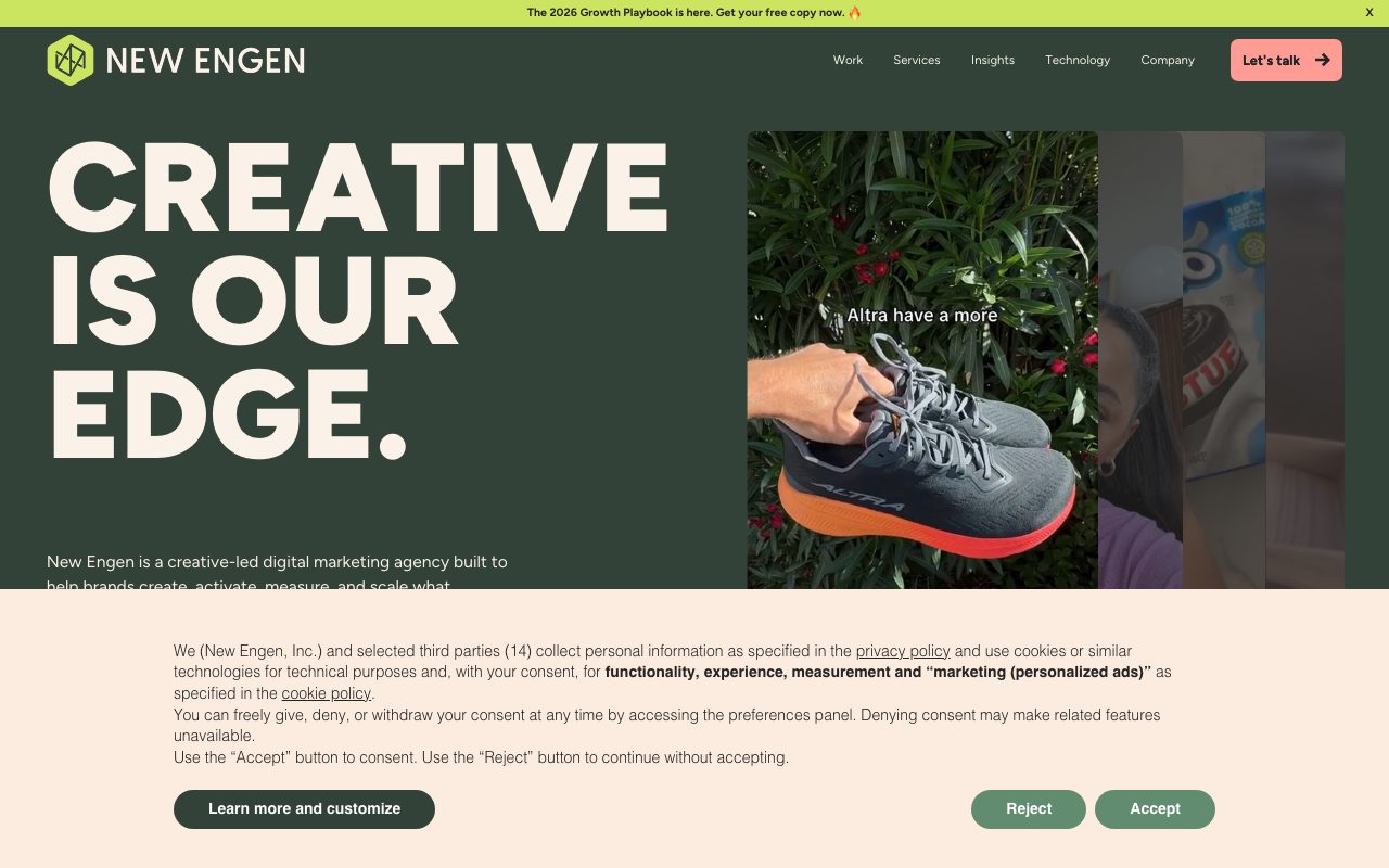 New Engen website