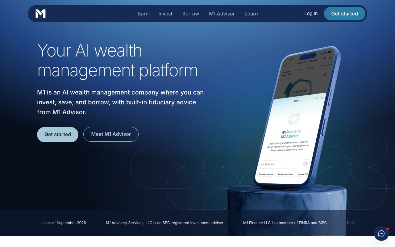 M1 Finance website