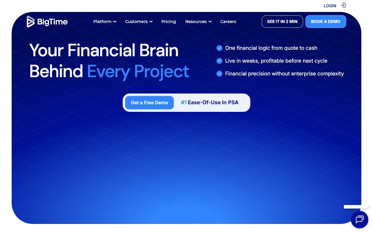 BigTime Software website
