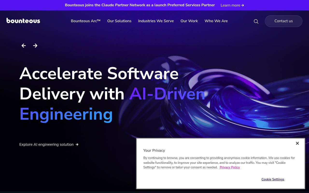 Bounteous website