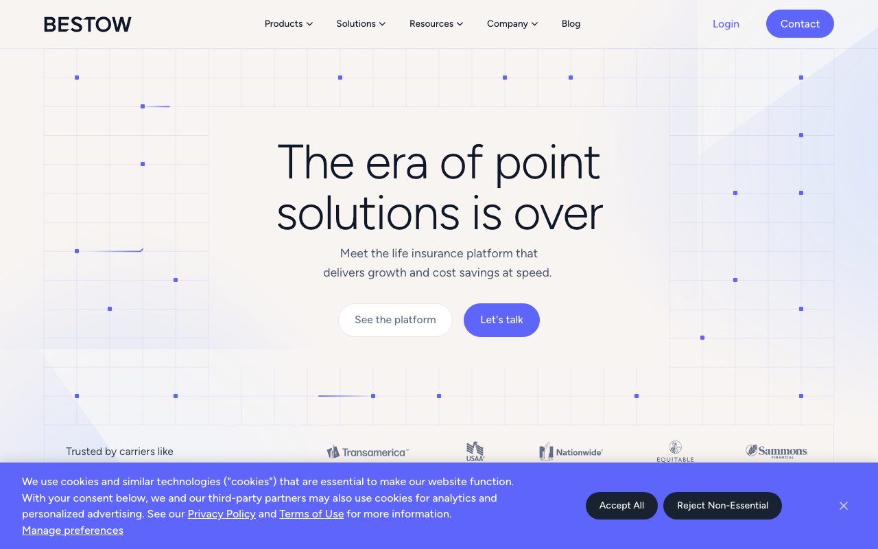 Bestow website