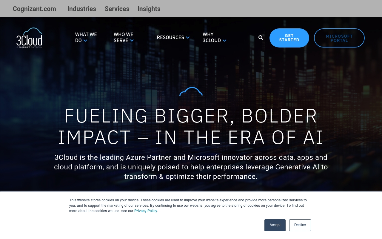 3Cloud website