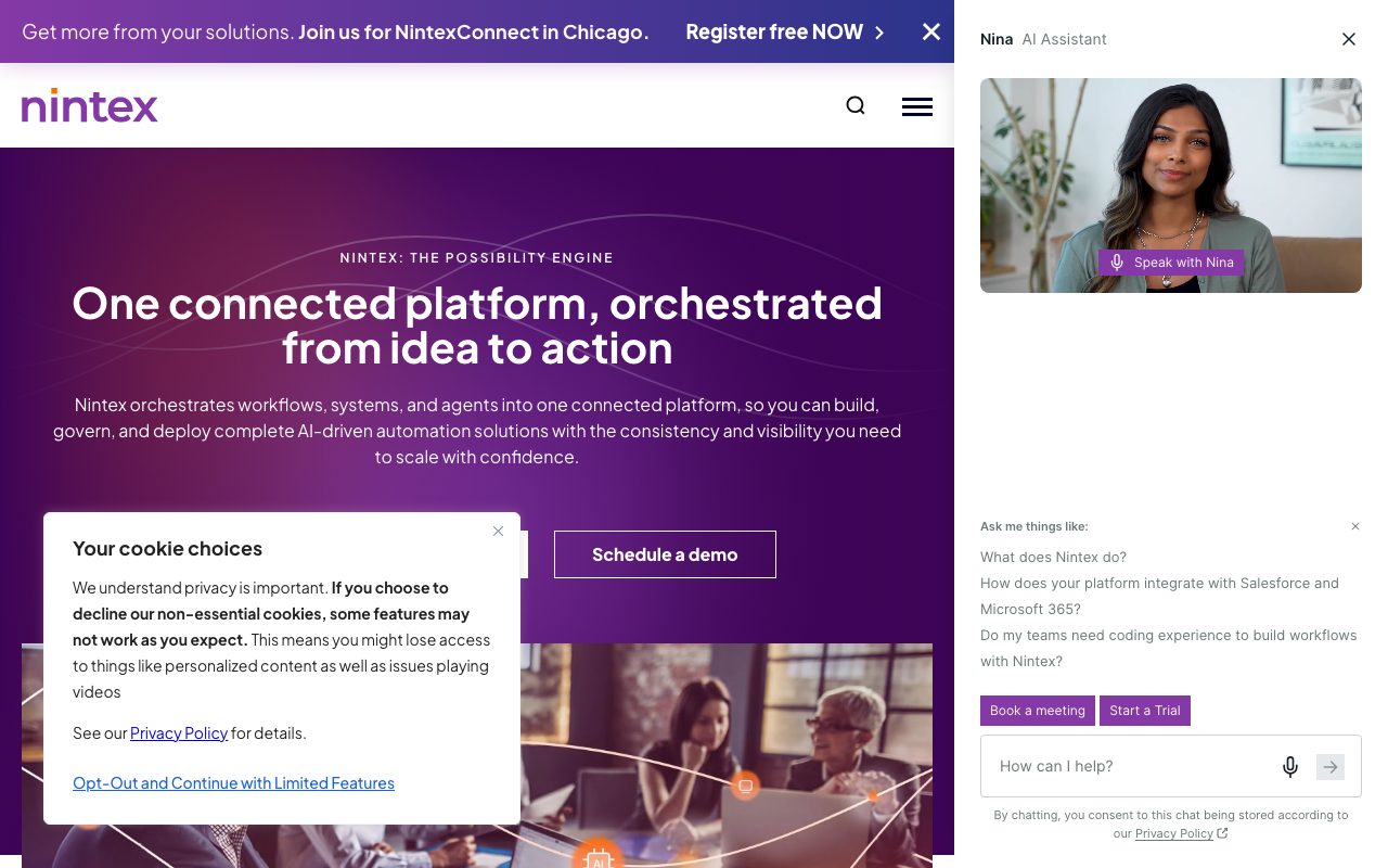 Nintex website