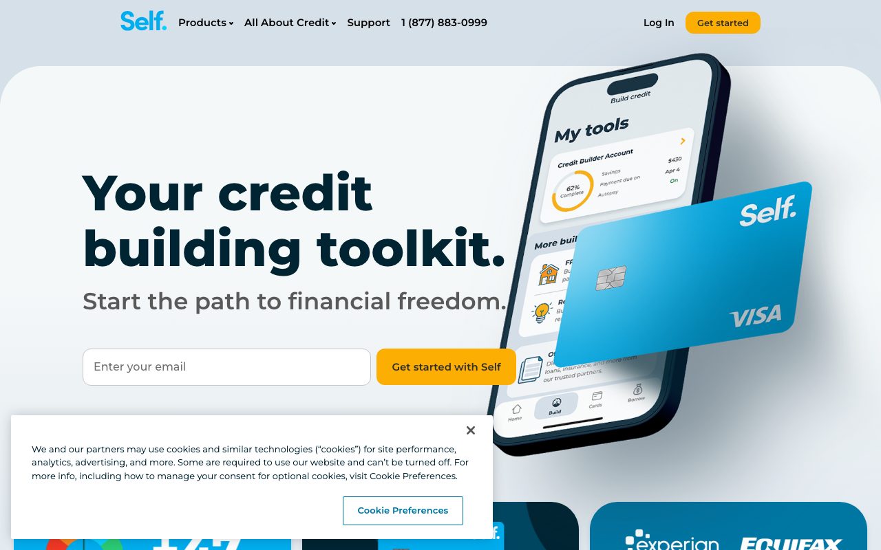 Self Financial website