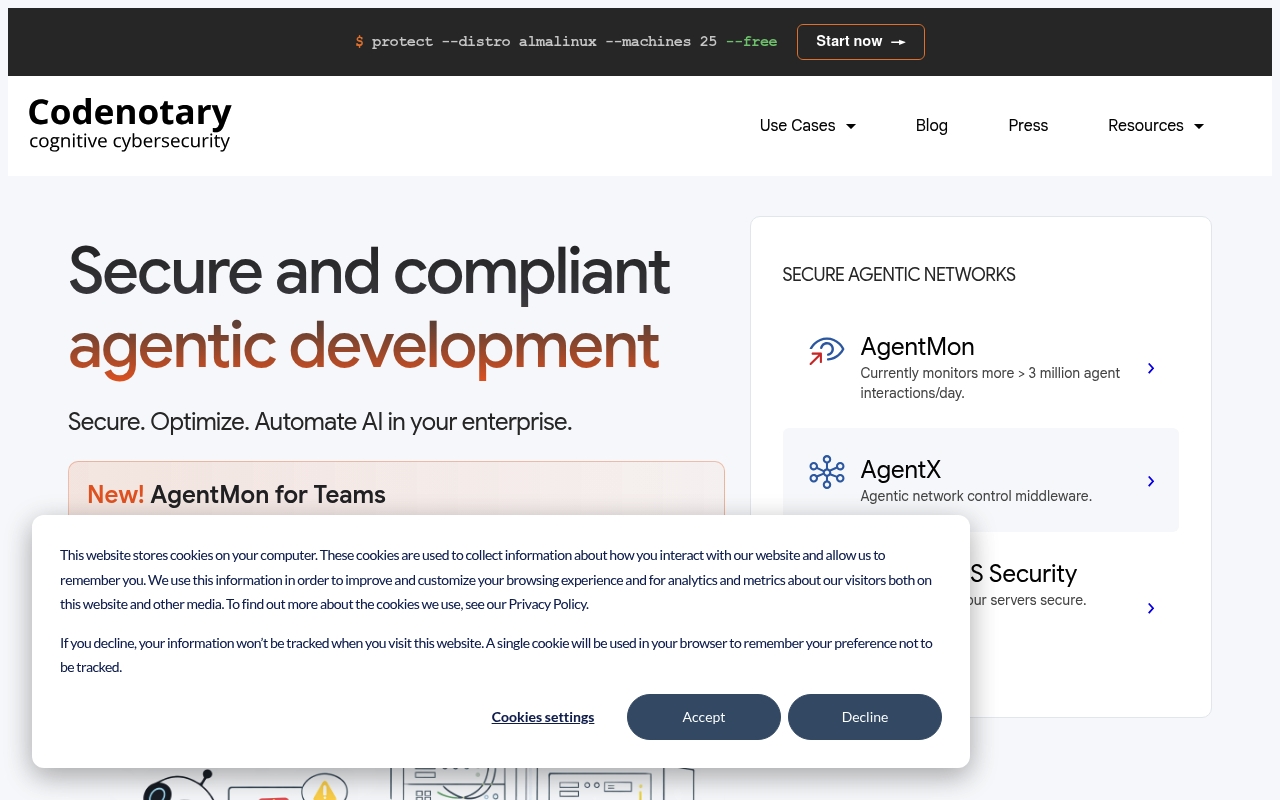 CodeNotary website