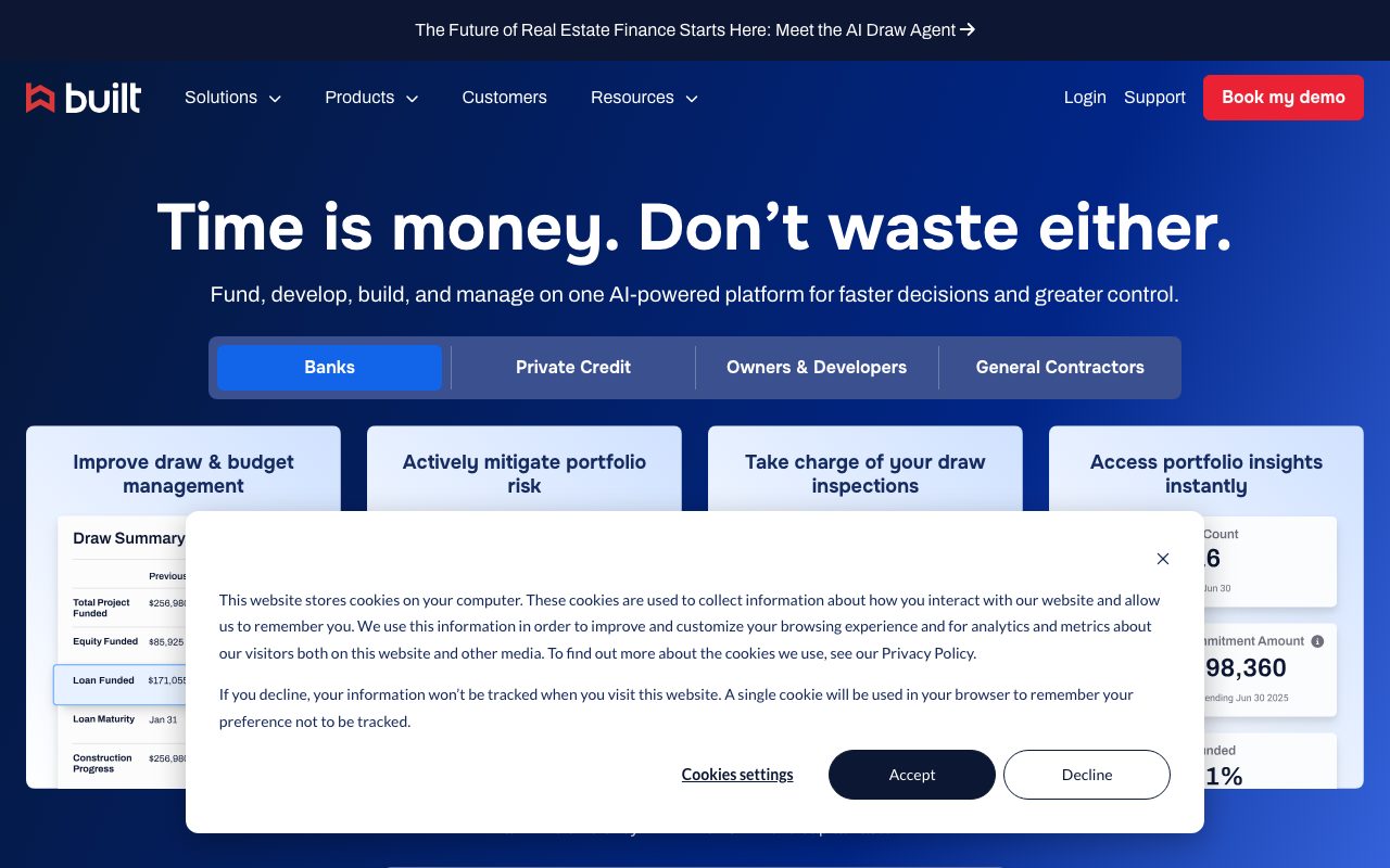 Built Technologies website
