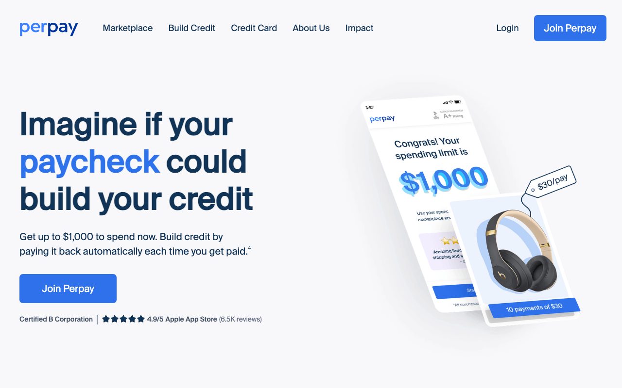 Perpay website