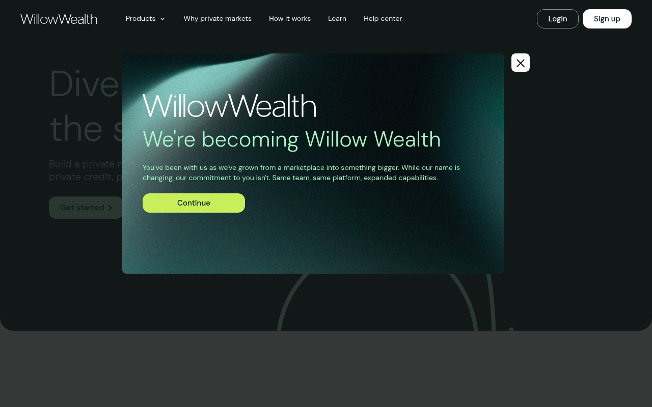 YieldStreet website