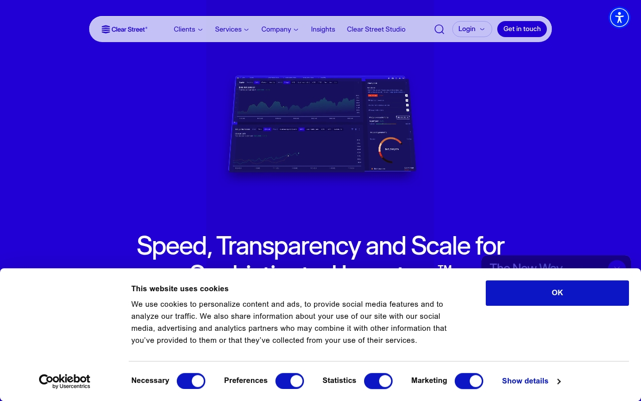 Clear Street website